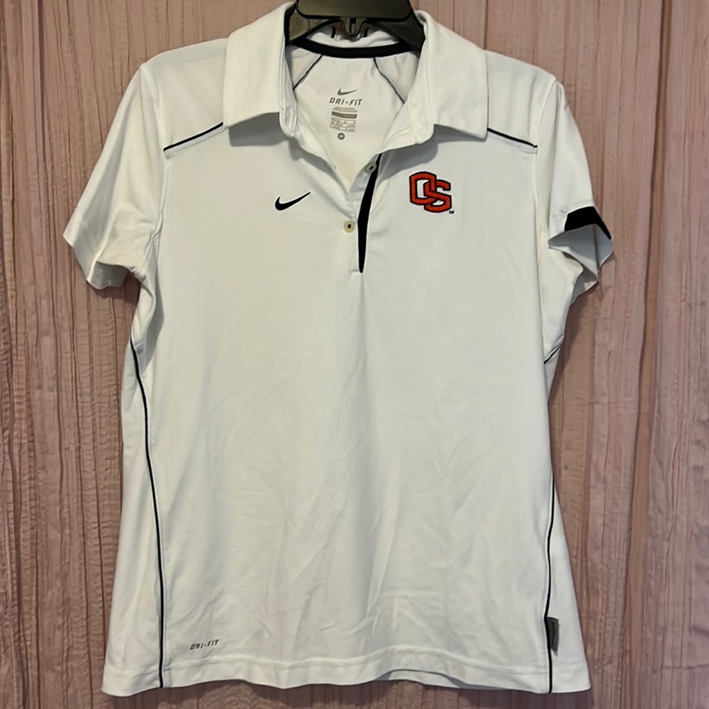 Nike dry fit, Oregon state golf polo size medium